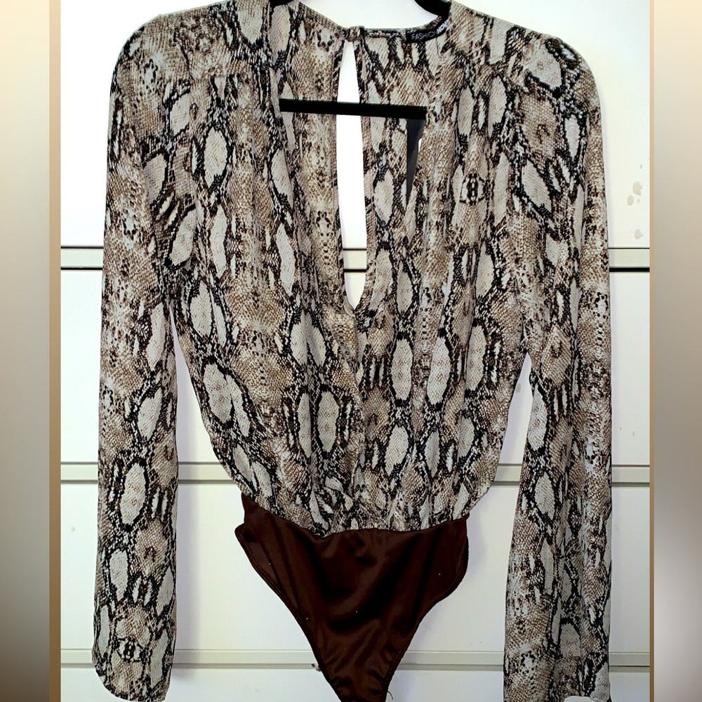 Snake Print Bodysuit
